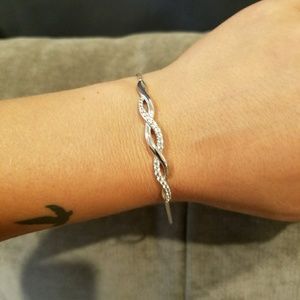 925 adjustable twist bracelet from Kays